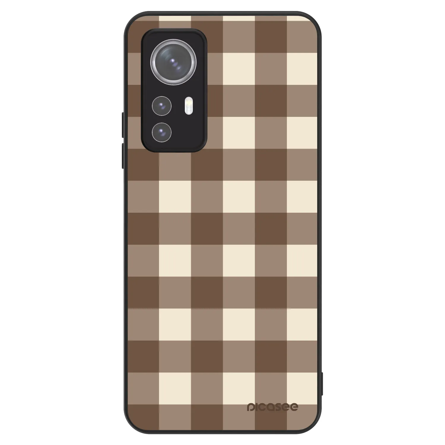 Picasee ULTIMATE CASE pro Xiaomi 12X - Brown grid