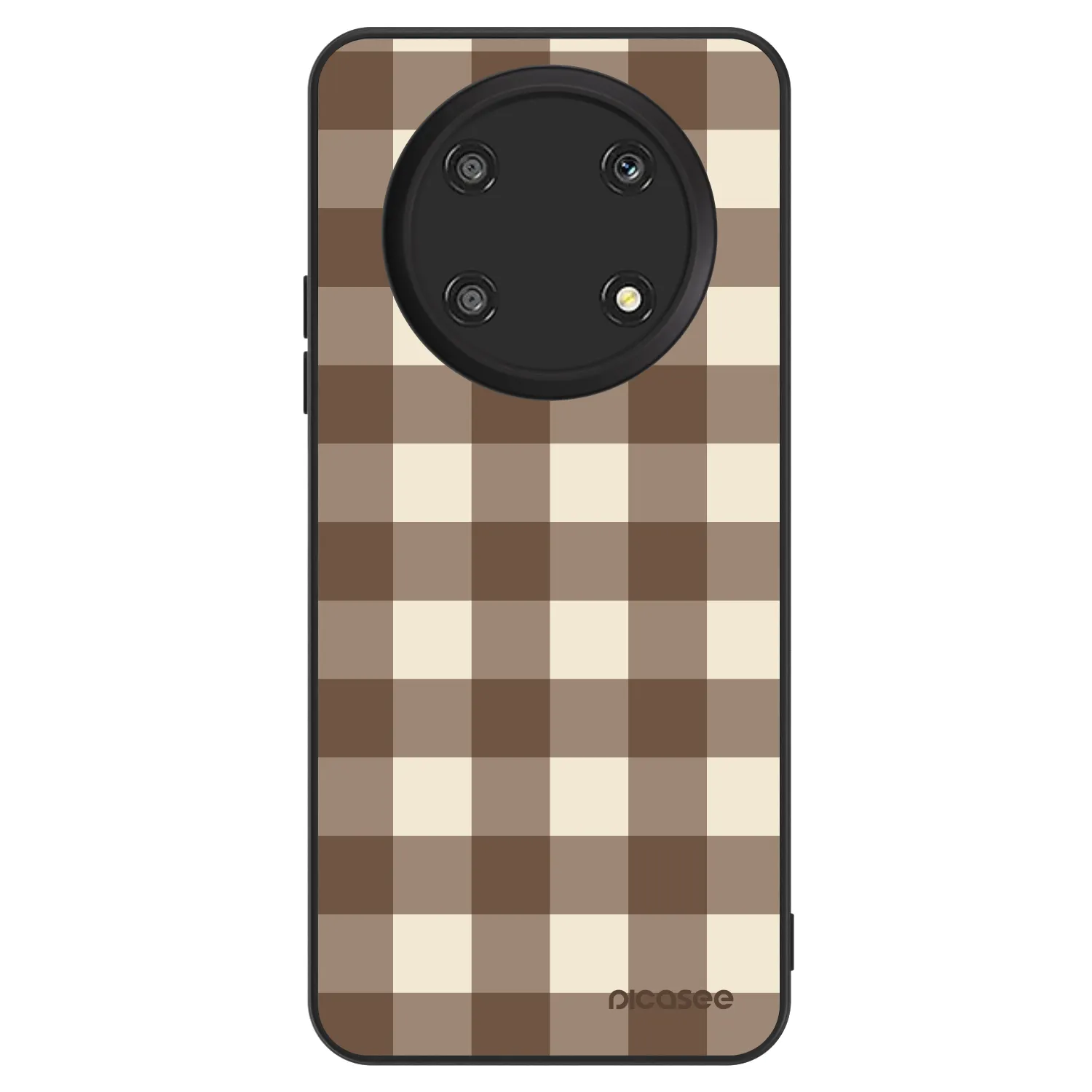 Picasee ULTIMATE CASE pro Honor Magic4 Lite 5G - Brown grid
