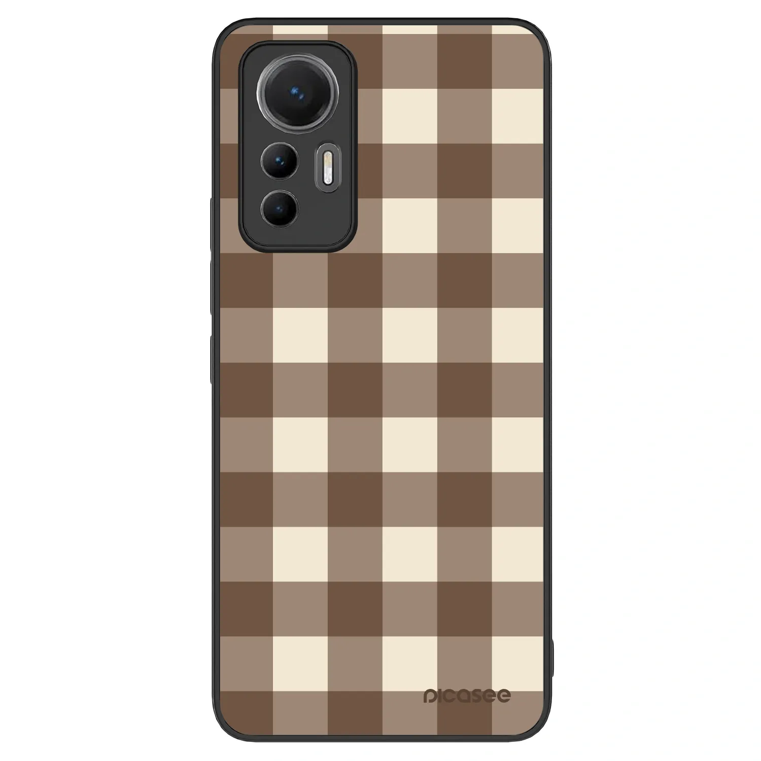 Picasee ULTIMATE CASE pro Xiaomi 12 Lite - Brown grid