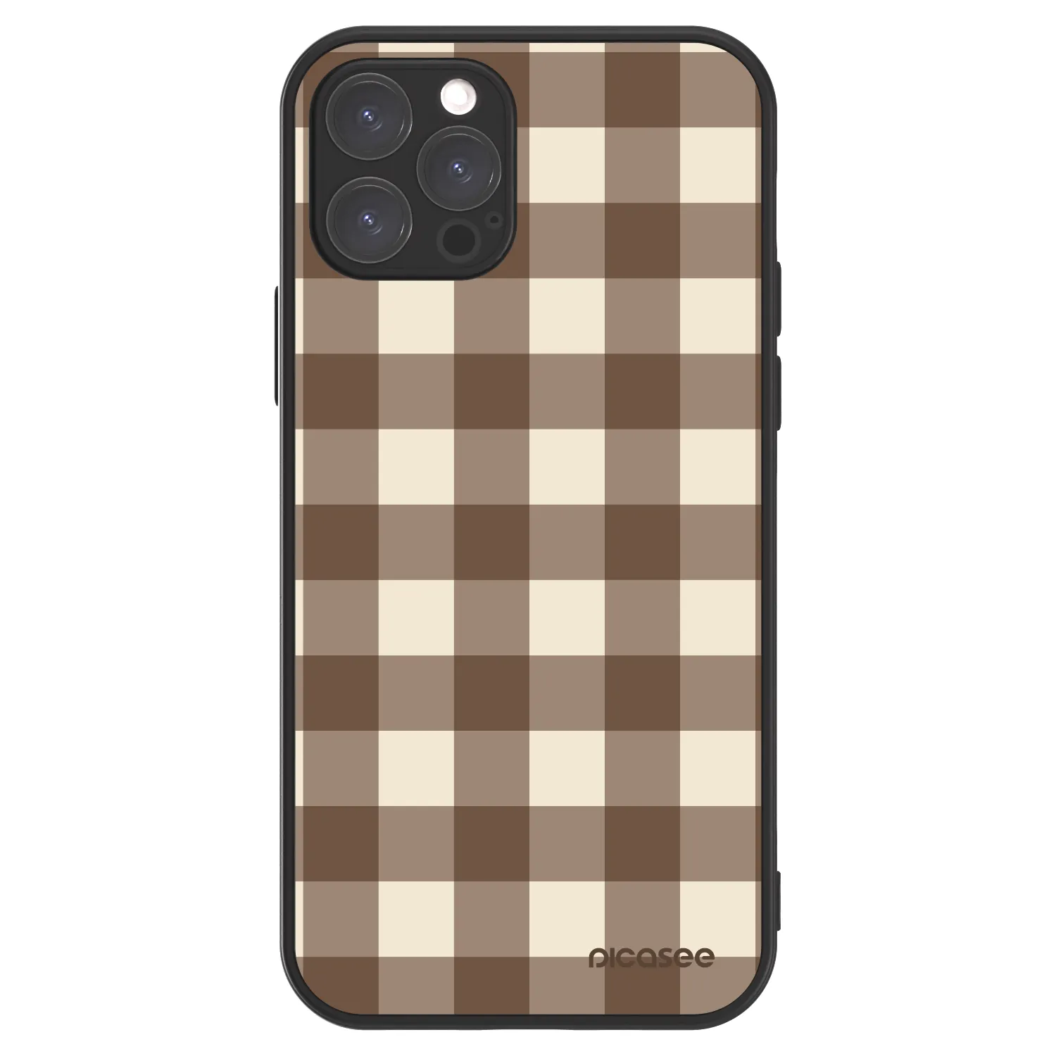 Picasee ULTIMATE CASE MagSafe pro Apple iPhone 12 Pro - Brown grid