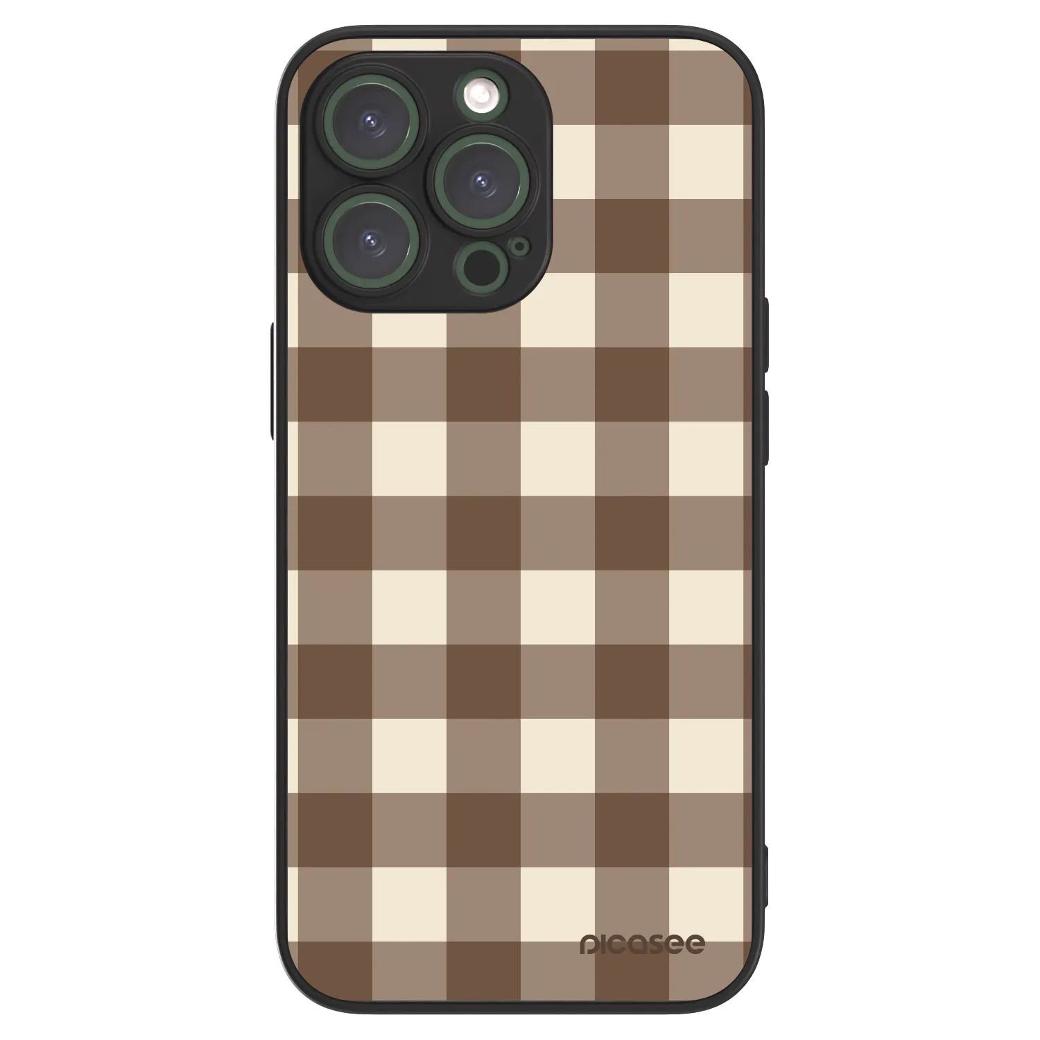 Picasee ULTIMATE CASE MagSafe pro Apple iPhone 13 Pro - Brown grid