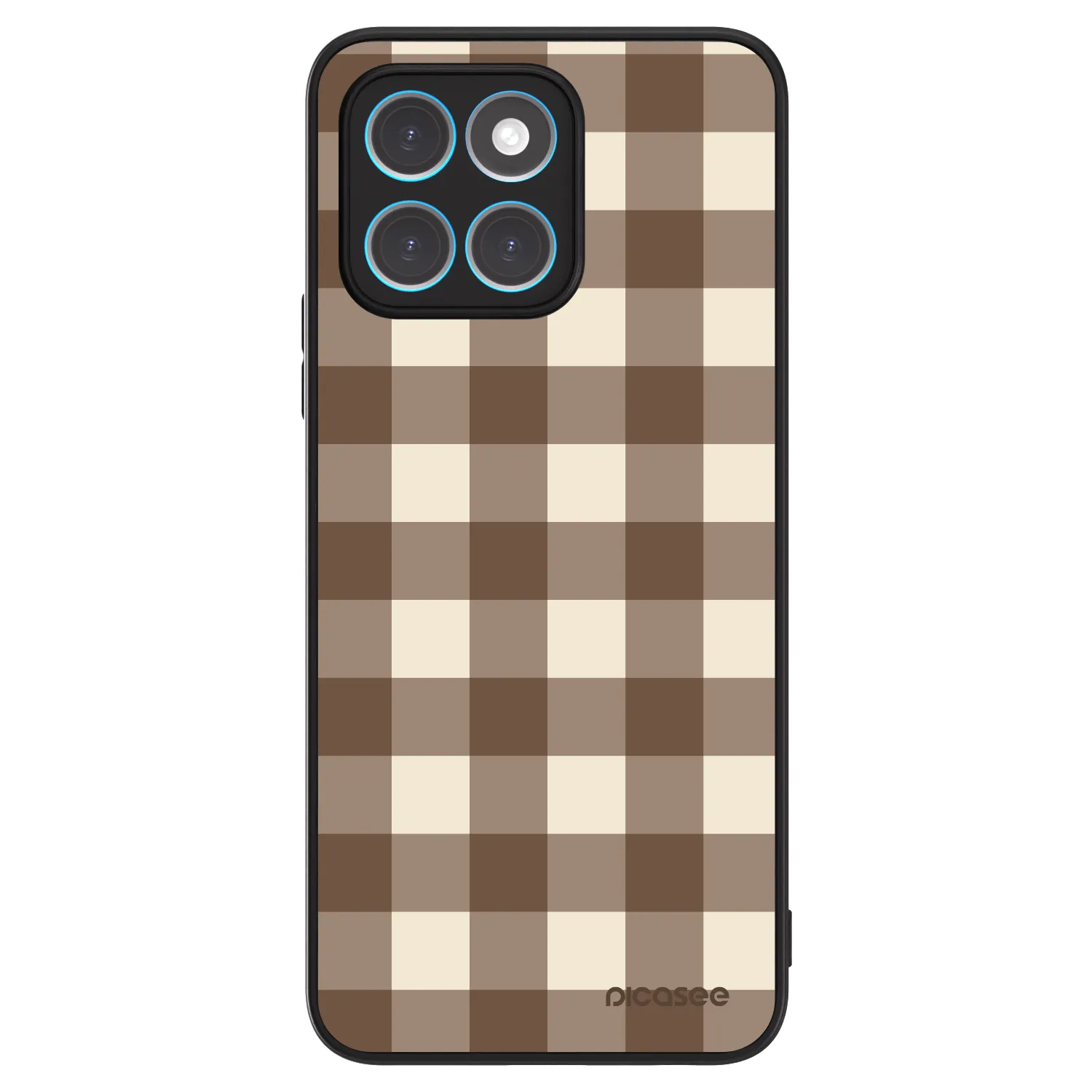 Picasee ULTIMATE CASE pro Honor X8 5G - Brown grid