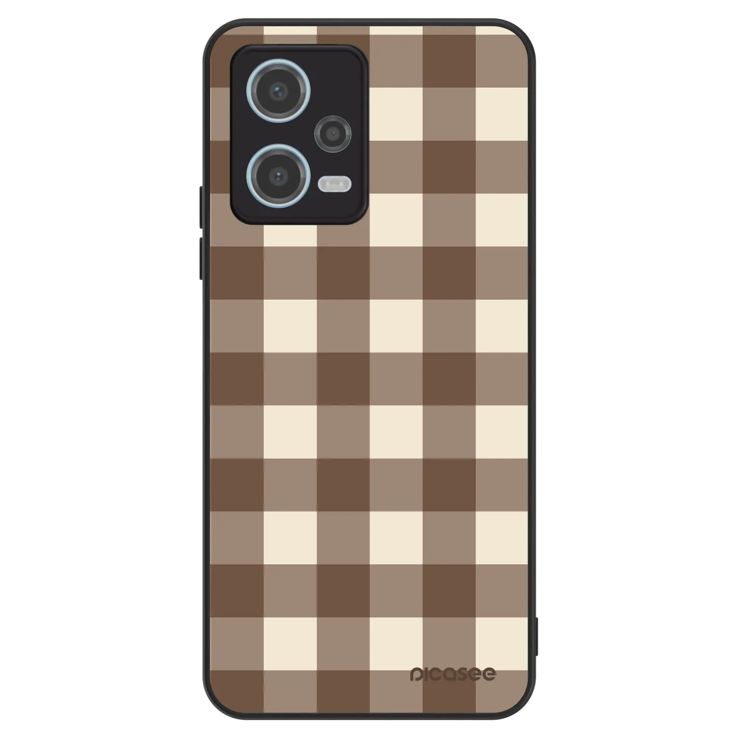 Picasee ULTIMATE CASE pro Xiaomi Redmi Note 12 5G - Brown grid