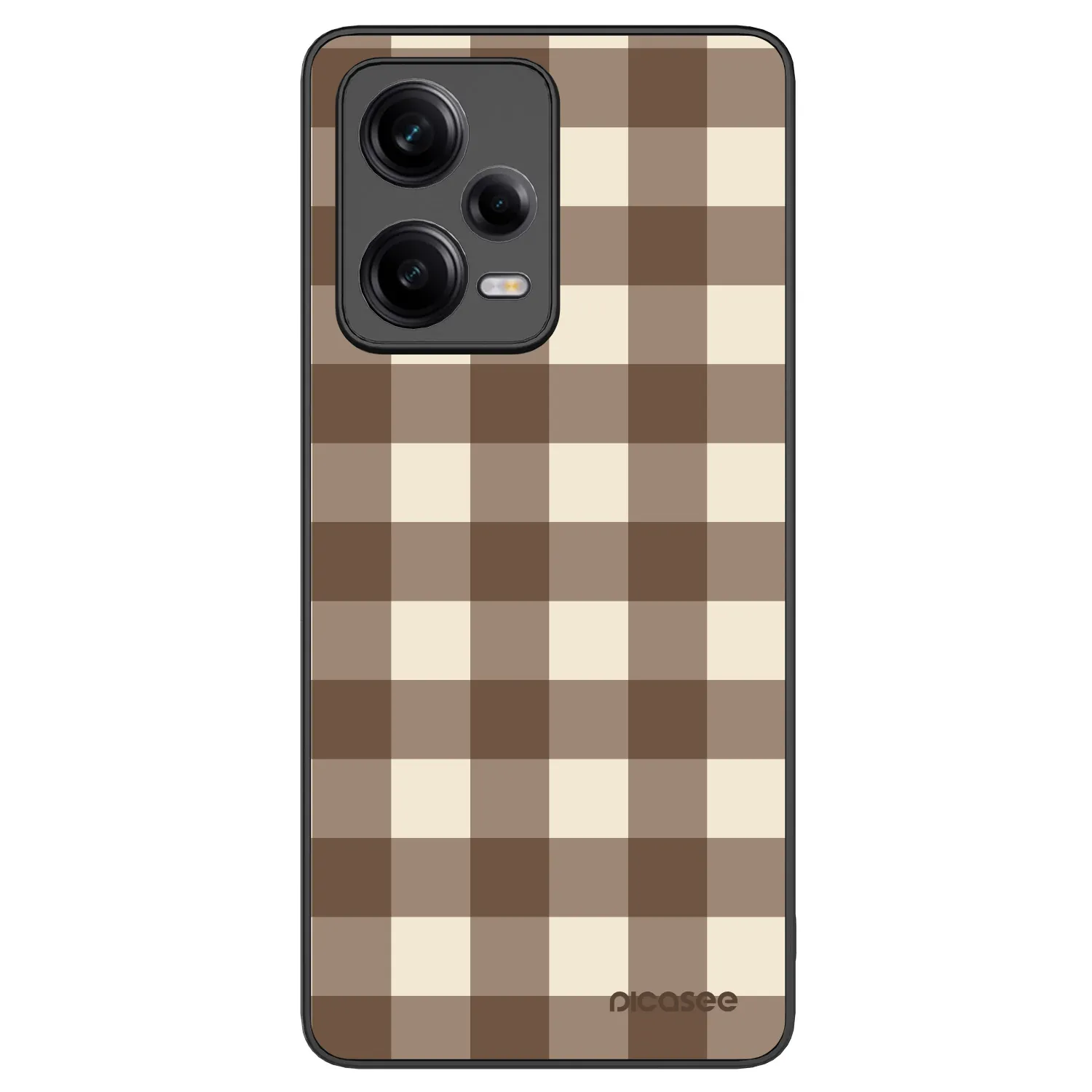 Picasee ULTIMATE CASE pro Xiaomi Redmi Note 12 Pro+ 5G - Brown grid