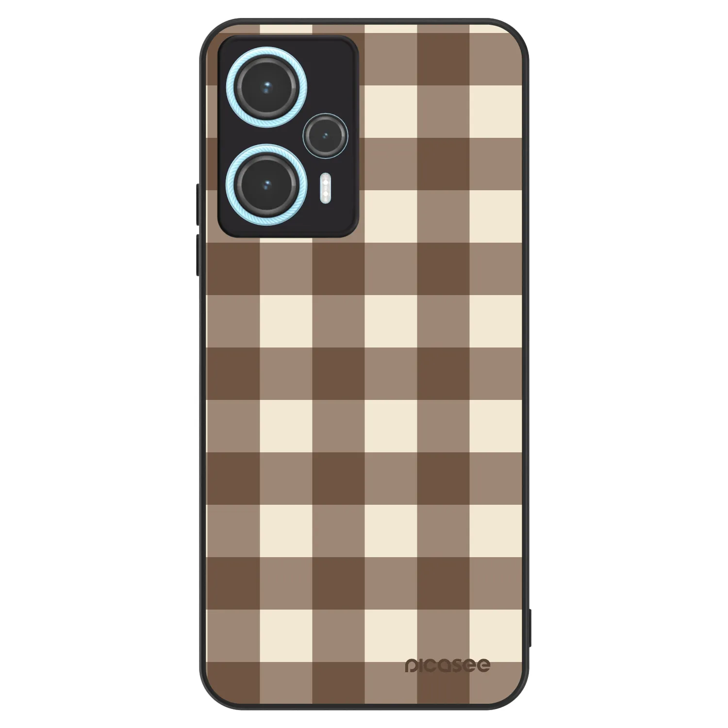 Picasee ULTIMATE CASE pro Xiaomi Poco F5 - Brown grid