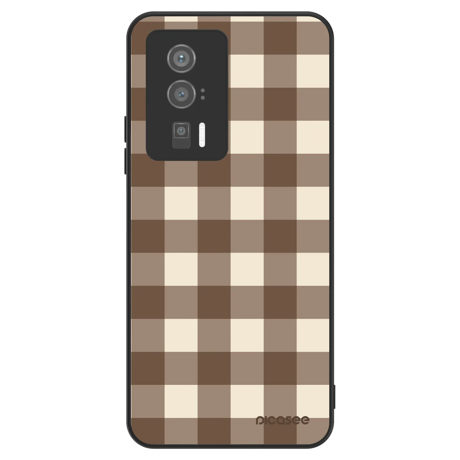 Picasee ULTIMATE CASE pro Xiaomi Poco F5 Pro 5G - Brown grid