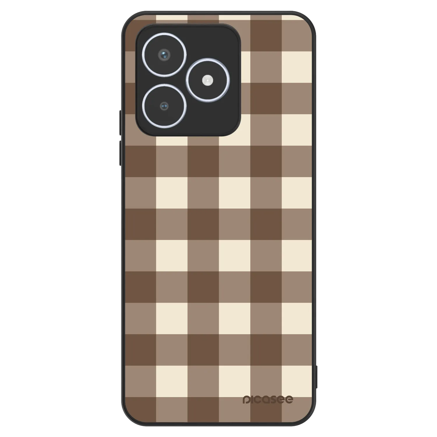 Picasee ULTIMATE CASE pro Realme C53 - Brown grid