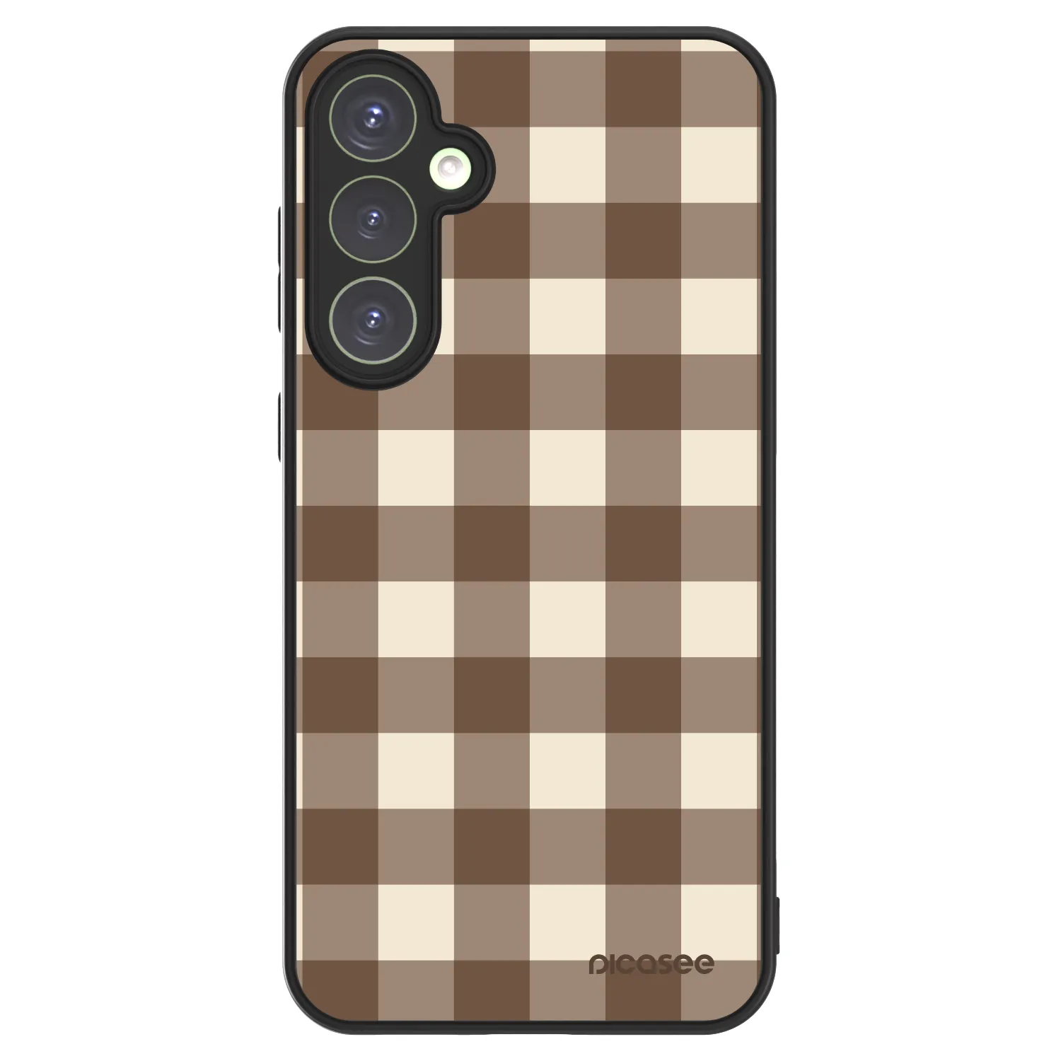 Picasee ULTIMATE CASE PowerShare pro Samsung Galaxy S23 FE S711B - Brown grid