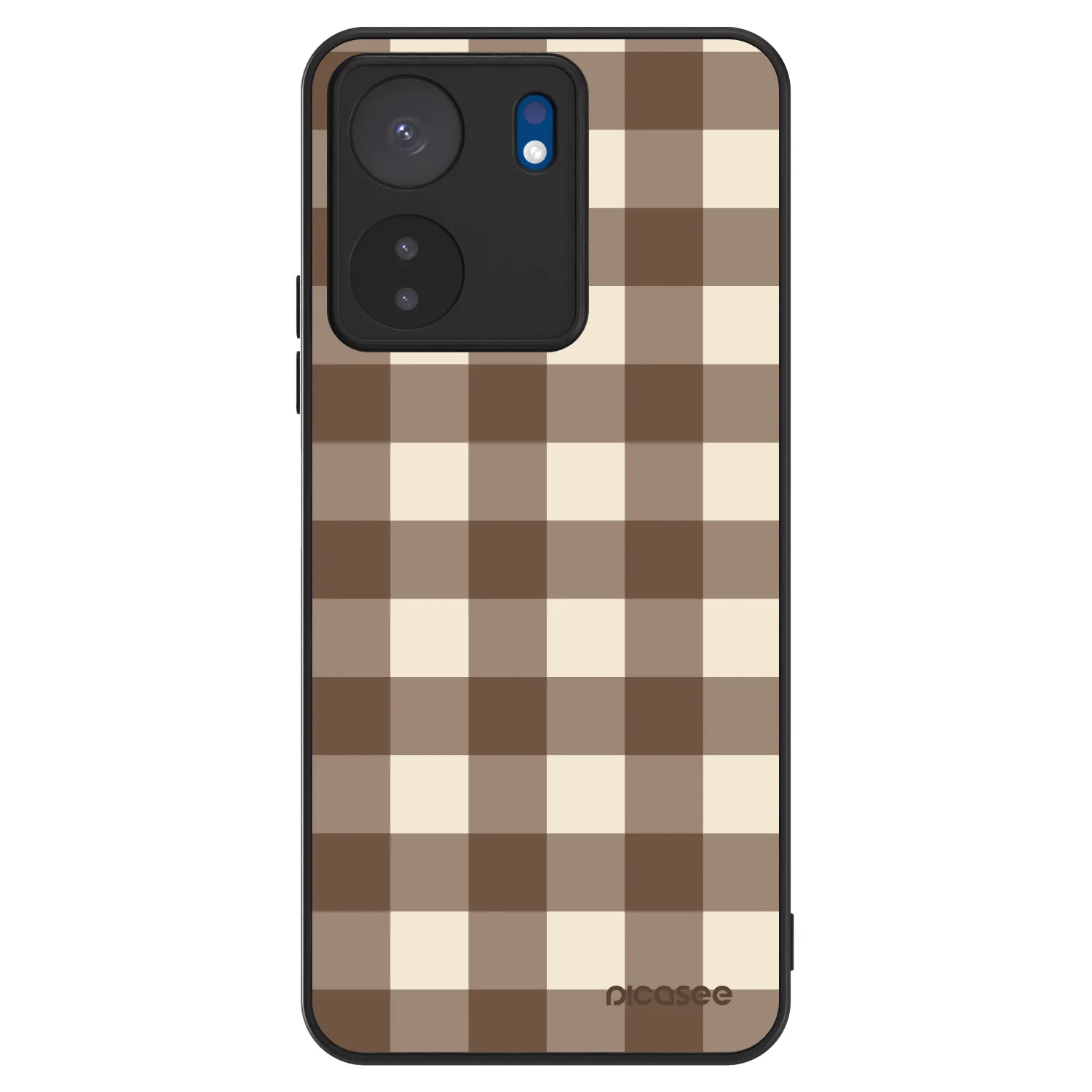 Picasee ULTIMATE CASE pro Xiaomi Redmi 13C 4G - Brown grid