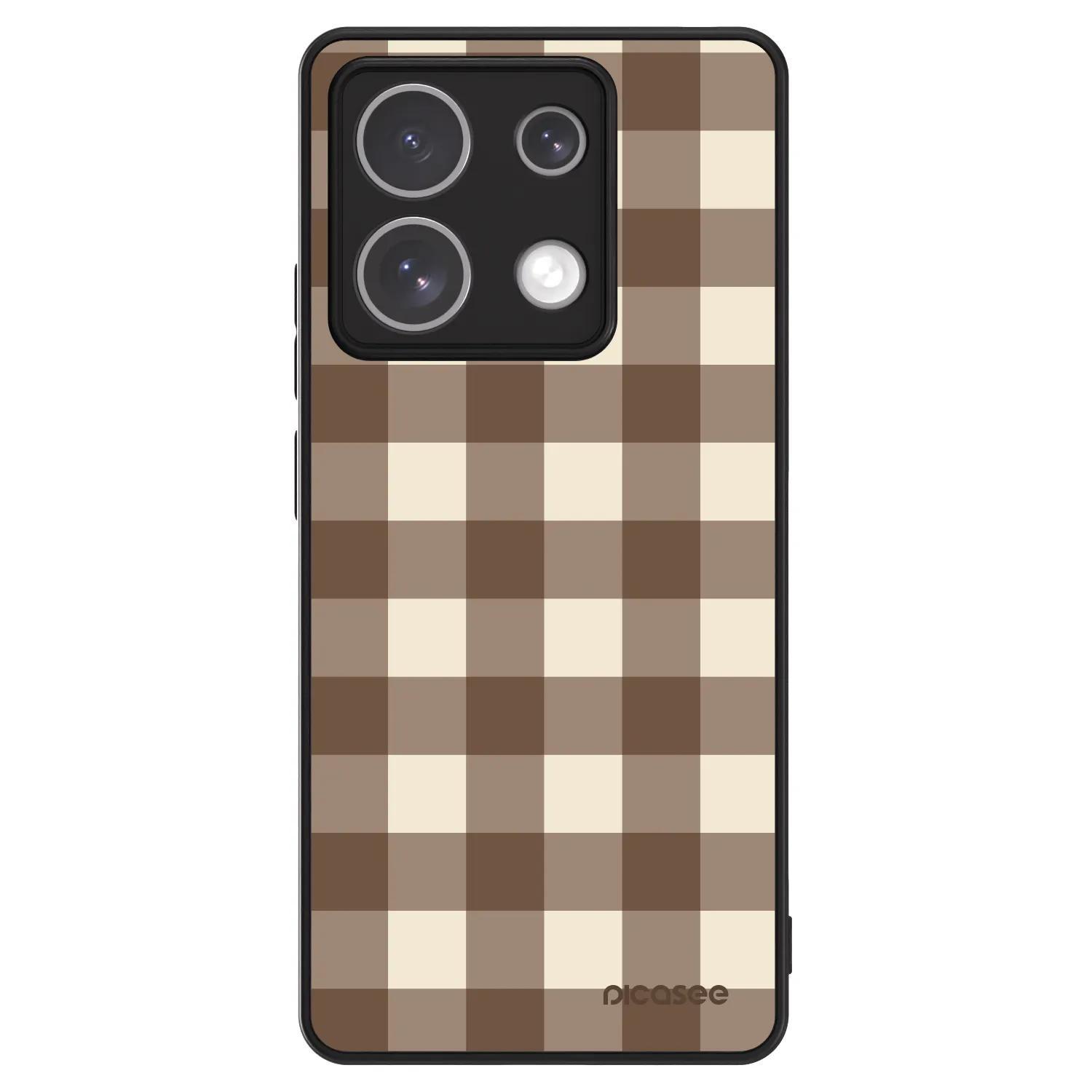 Picasee ULTIMATE CASE pro Xiaomi Redmi Note 13 5G - Brown grid