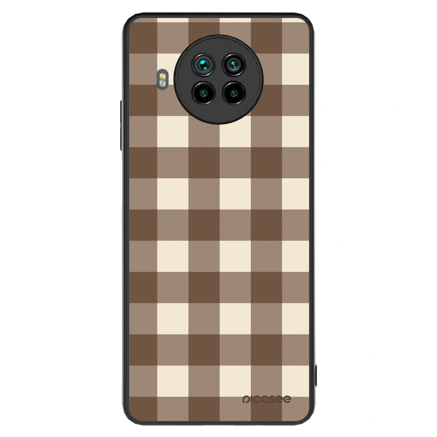 Picasee ULTIMATE CASE pro Xiaomi Mi 10T Lite - Brown grid