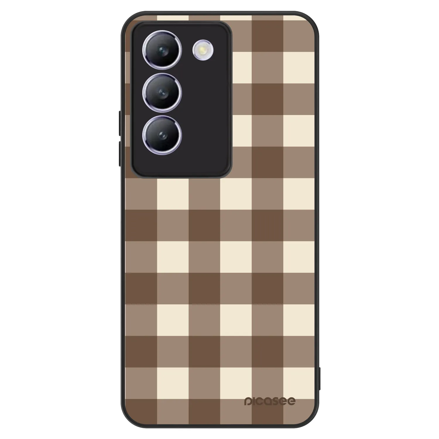 Picasee ULTIMATE CASE pro Vivo V40 SE 5G - Brown grid