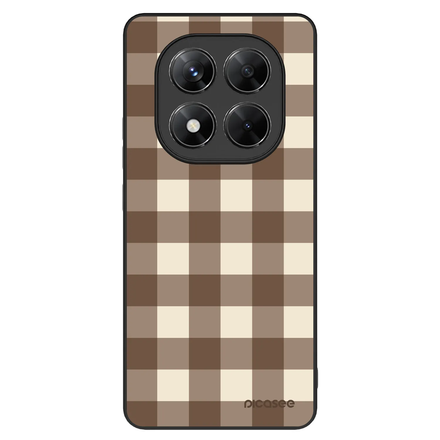 Picasee ULTIMATE CASE pro Xiaomi Redmi Note 14 Pro 5G - Brown grid