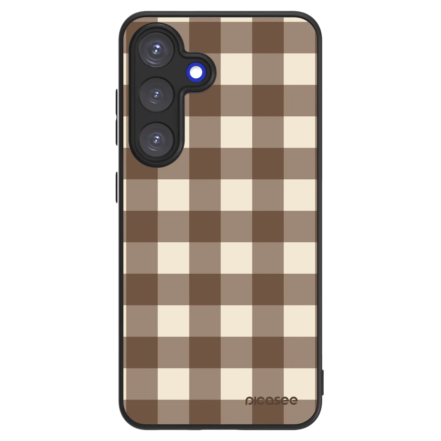 Picasee ULTIMATE CASE pro Samsung Galaxy S25 5G - Brown grid