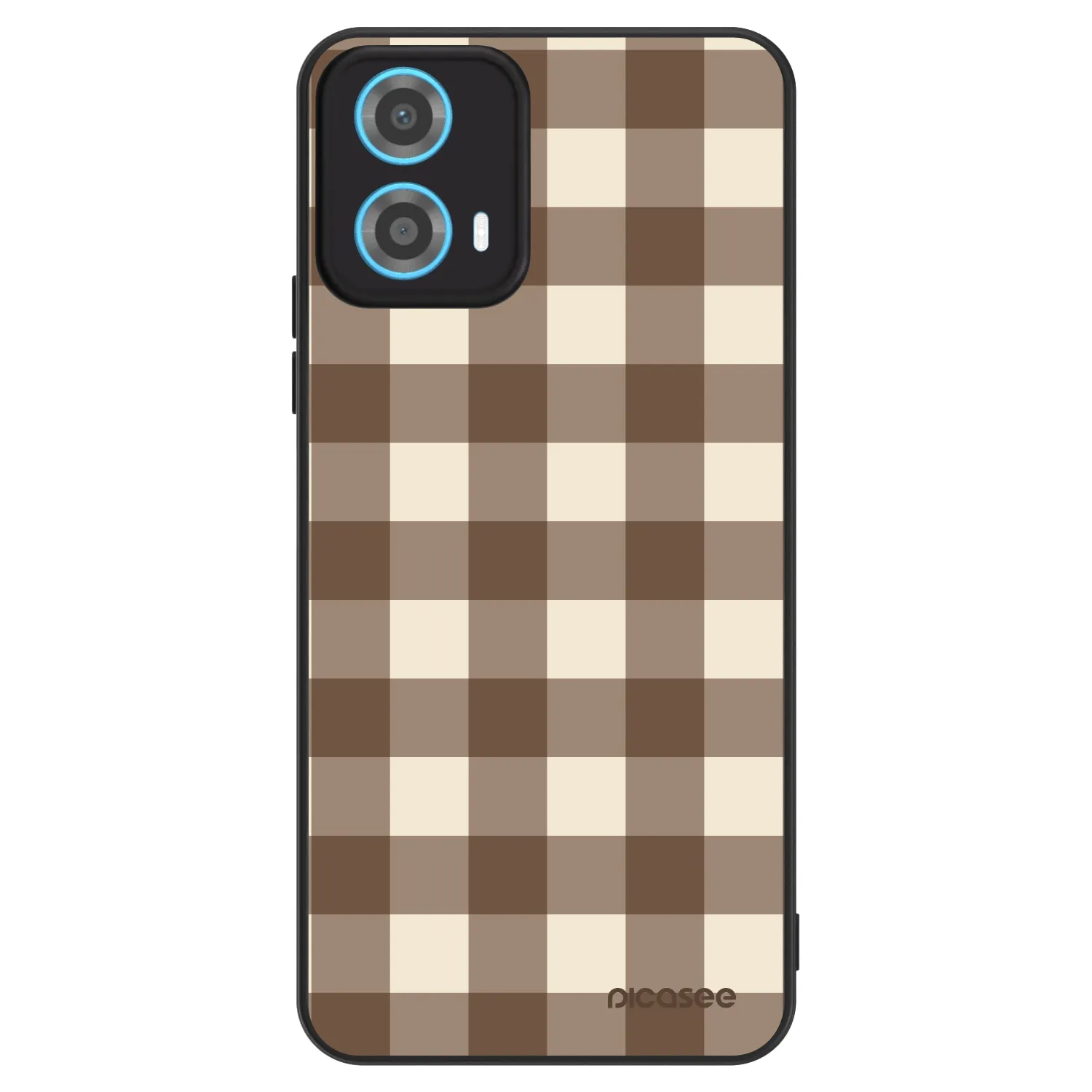 Picasee ULTIMATE CASE pro Motorola Moto G34 5G - Brown grid