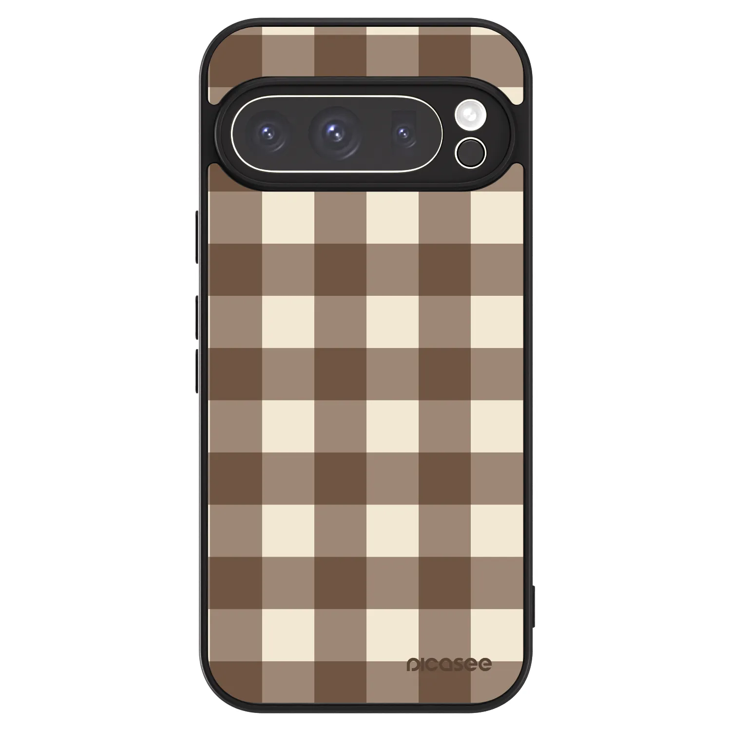 Picasee ULTIMATE CASE pro Google Pixel 9 Pro - Brown grid
