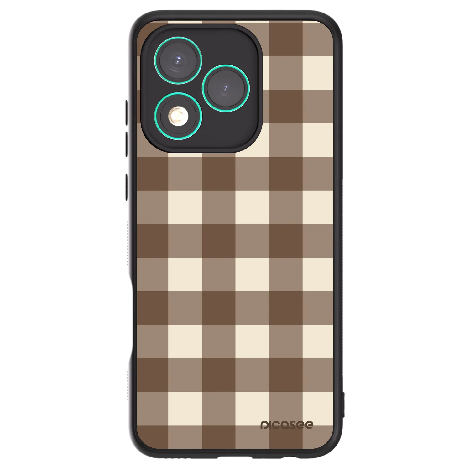 Picasee ULTIMATE CASE pro Honor 400 Lite 5G - Brown grid