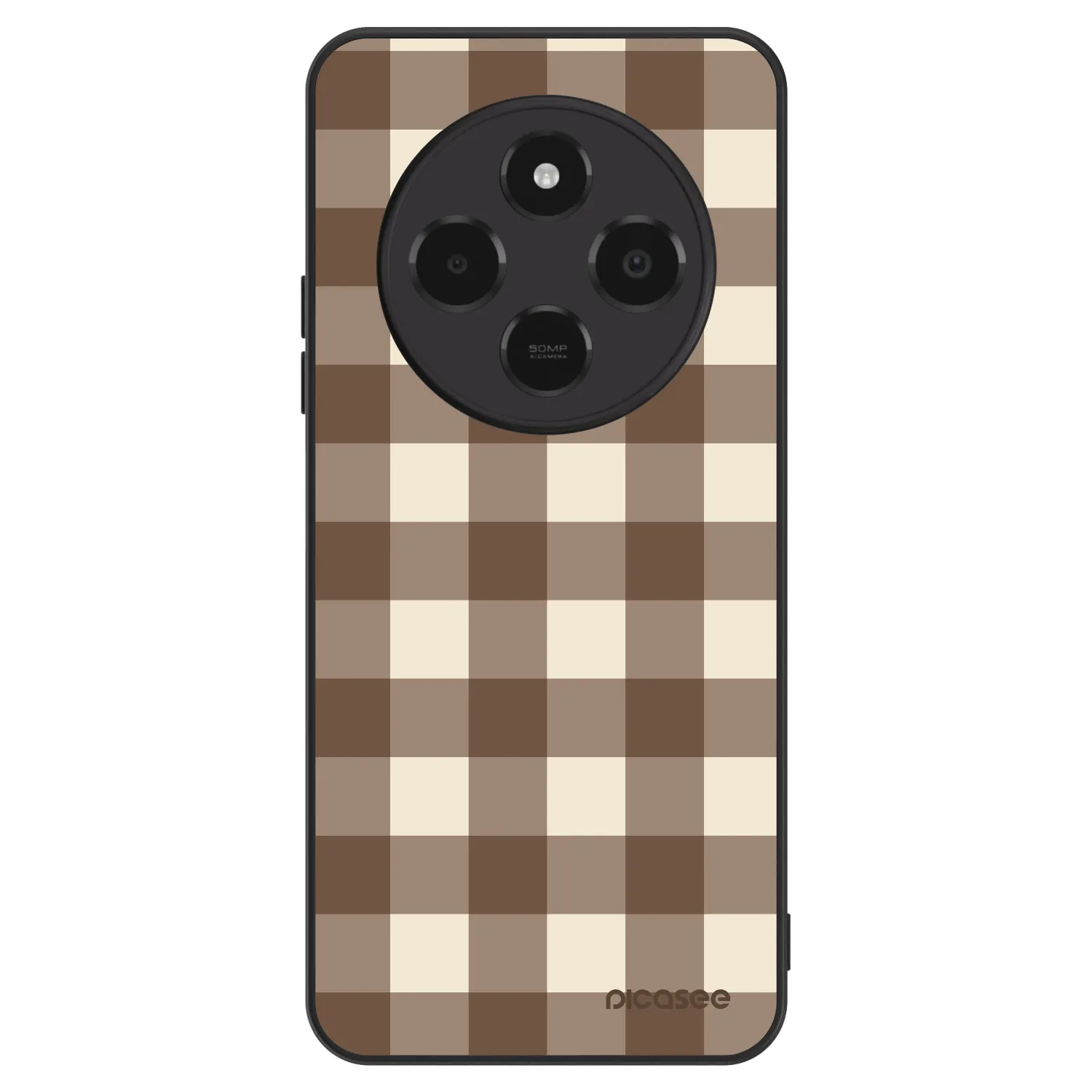 Picasee ULTIMATE CASE pro Xiaomi Poco C75 - Brown grid
