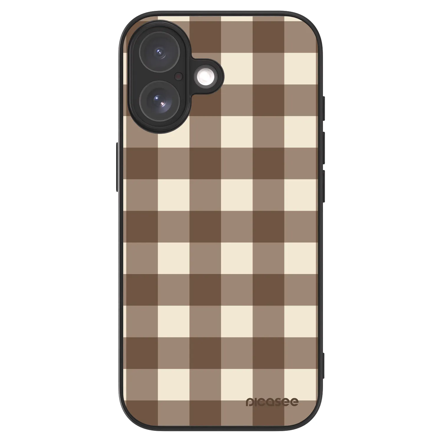 Picasee ULTIMATE CASE pro Apple iPhone 17 - Brown grid
