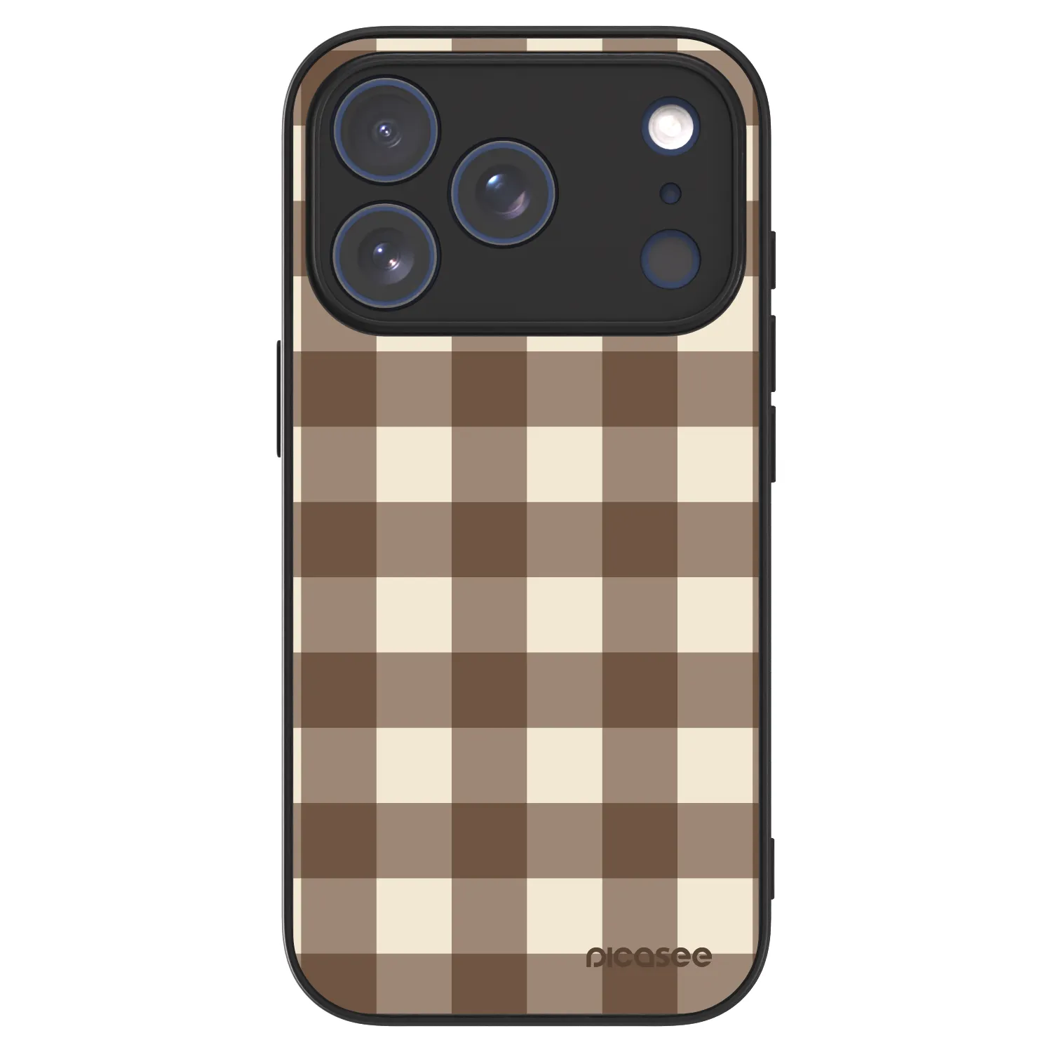 Picasee ULTIMATE CASE pro Apple iPhone 17 Pro - Brown grid