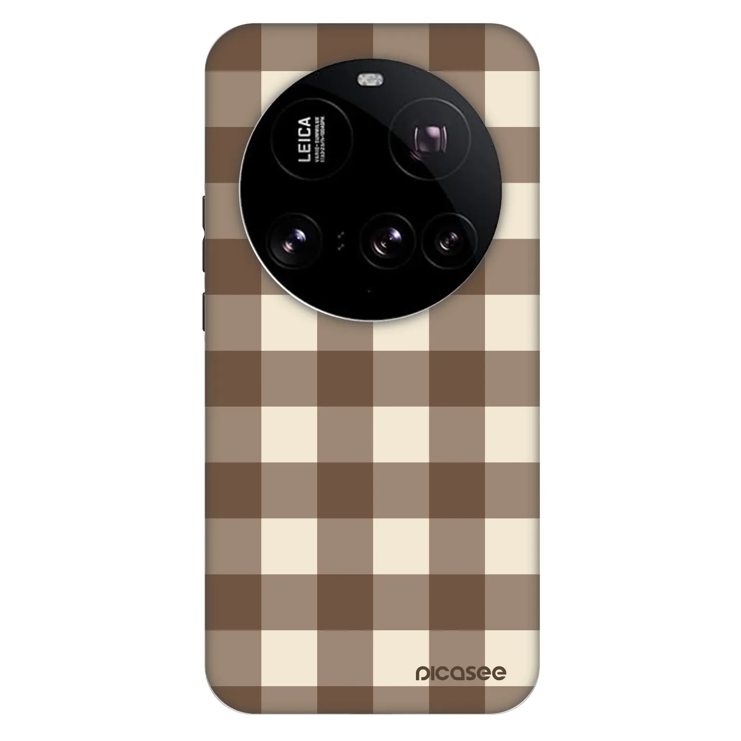 Picasee Fashion Case pre Xiaomi 15 Ultra - Brown grid