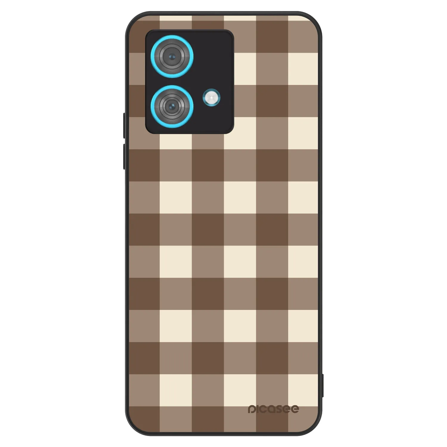 Picasee ULTIMATE CASE pro Motorola Edge 40 Neo - Brown grid