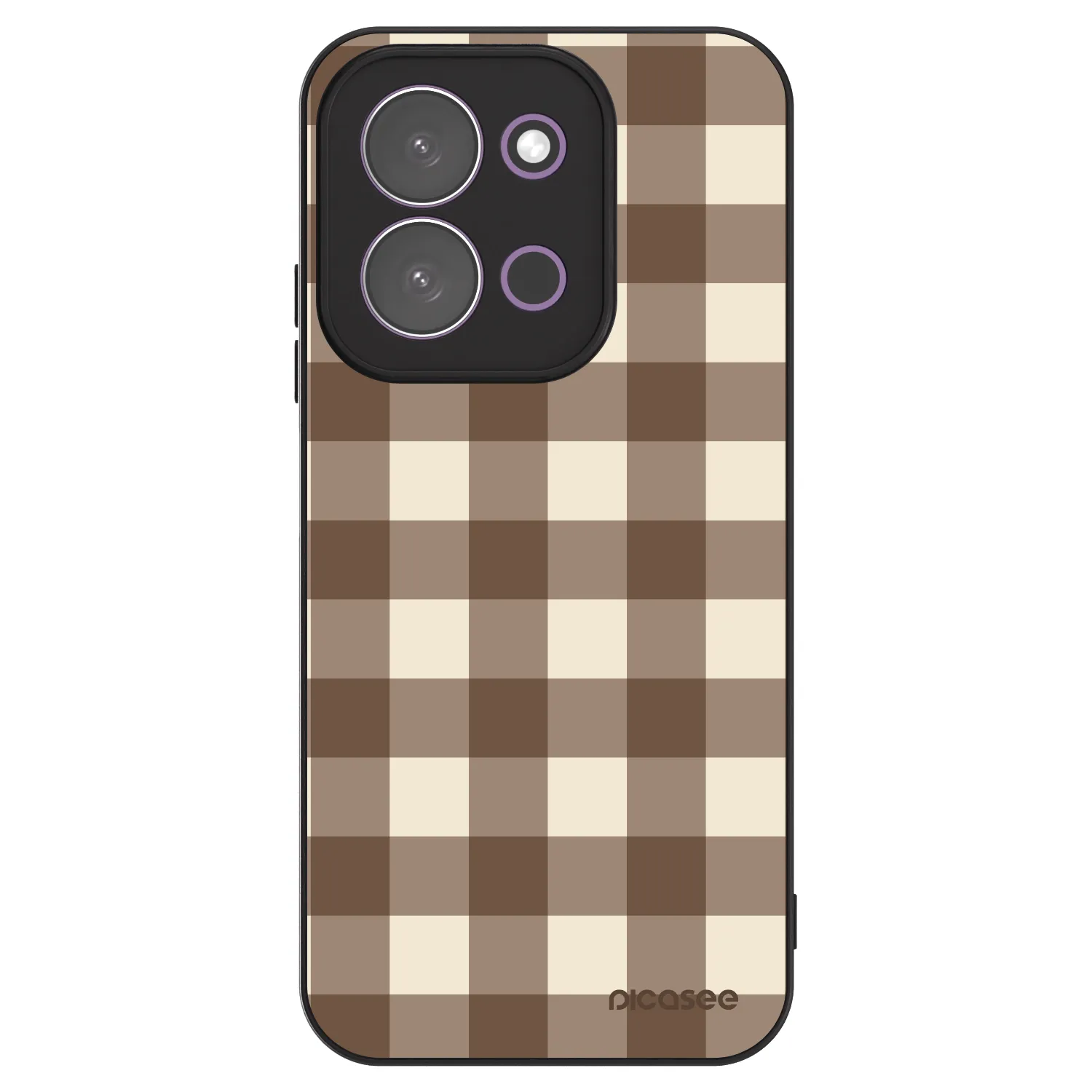Picasee ULTIMATE CASE pro Xiaomi Redmi 15C 5G - Brown grid
