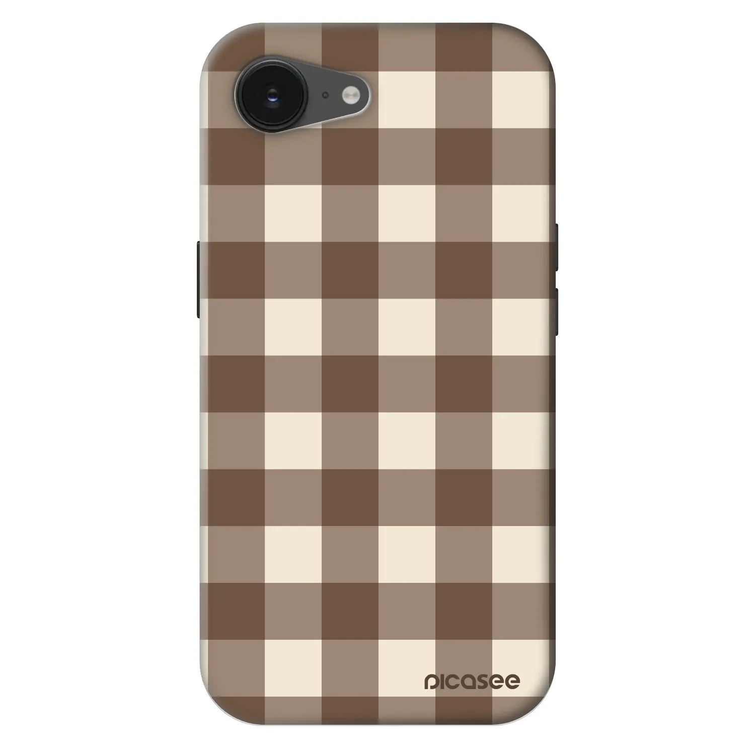 Picasee Fashion Case MagSafe pre Apple iPhone 17e - Brown grid
