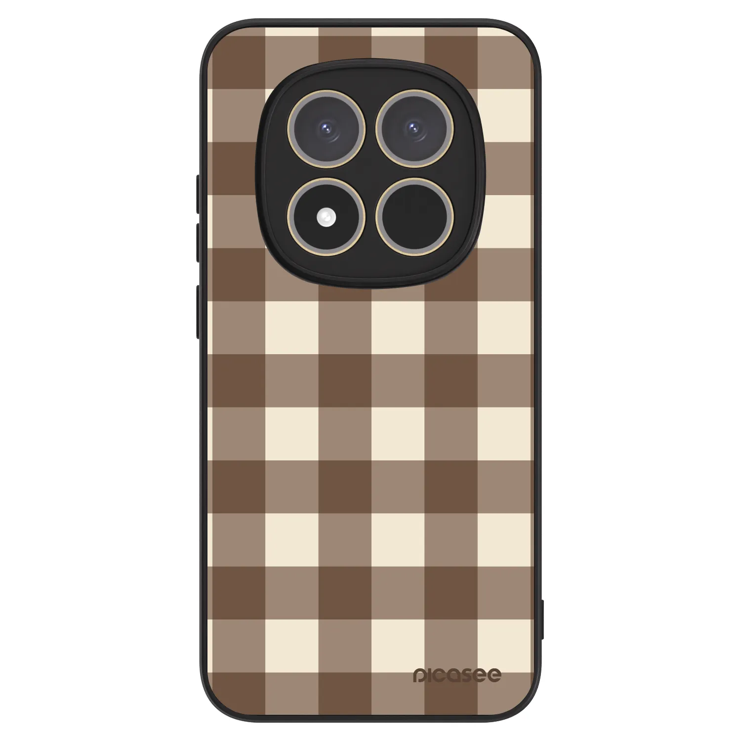 Picasee ULTIMATE CASE pro Xiaomi Redmi Note 15 Pro 5G - Brown grid