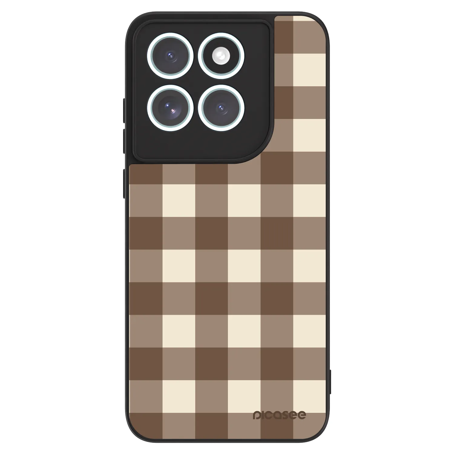 Picasee ULTIMATE CASE pro Motorola Edge 70 Fusion - Brown grid