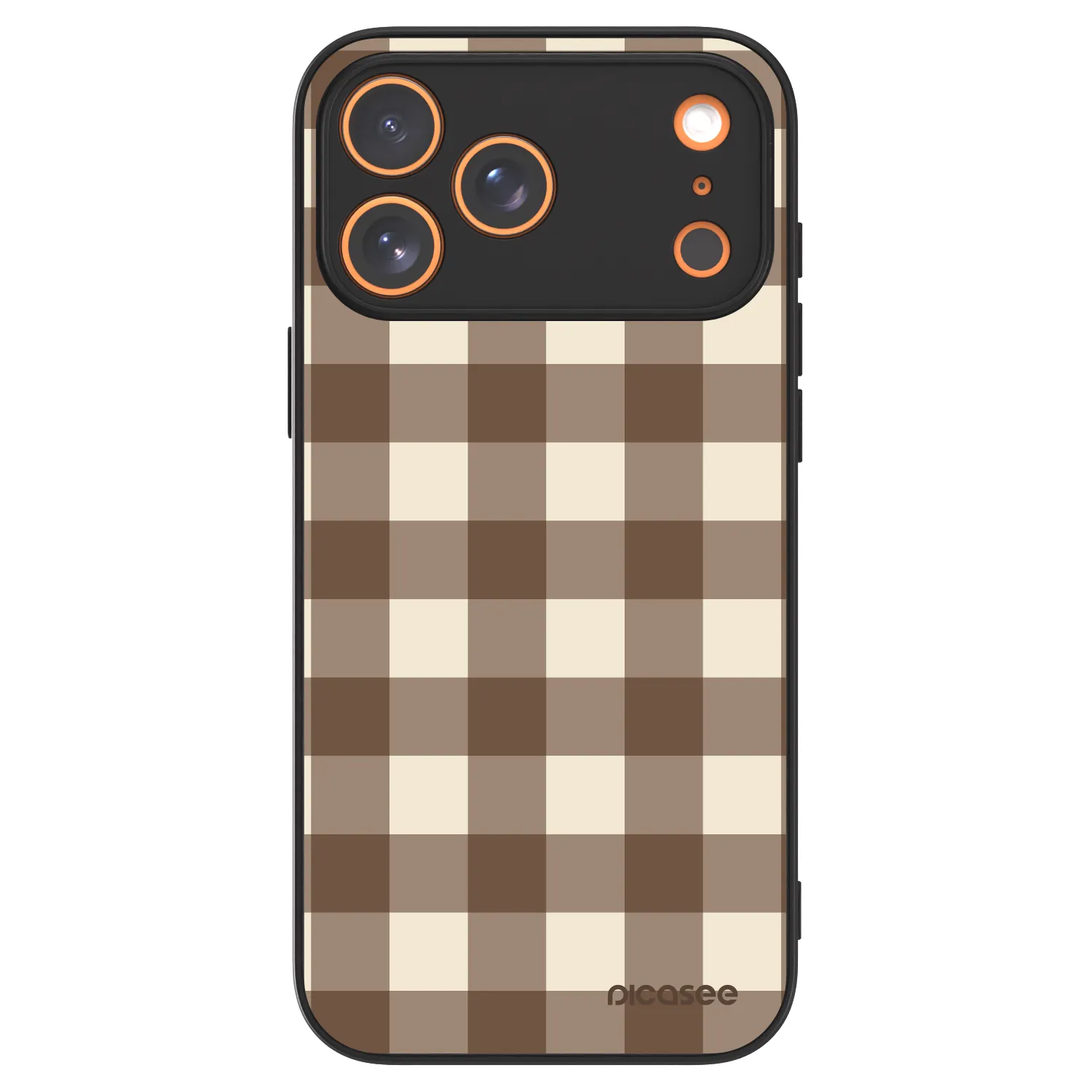 Picasee ULTIMATE CASE pro Apple iPhone 18 Pro Max - Brown grid
