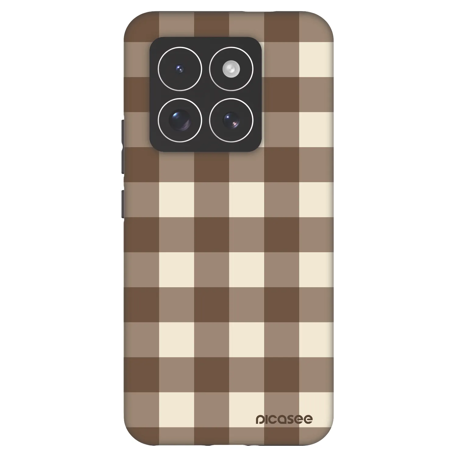 Picasee Fashion Case pre Xiaomi 14 Pro - Brown grid