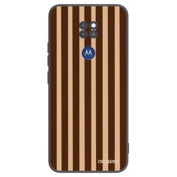 Obal pre Motorola Moto G9 Play - Brown lines