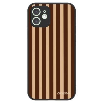 Picasee ULTIMATE CASE MagSafe pro Apple iPhone 12 - Brown lines