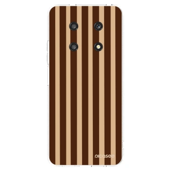 Picasee silikónový prehľadný obal pre Honor Magic4 Lite 5G - Brown lines