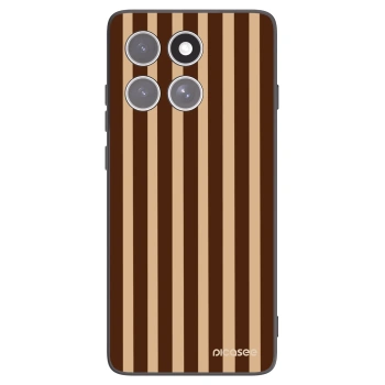 Picasee silikónový čierny obal pre Motorola Edge 60 Pro - Brown lines