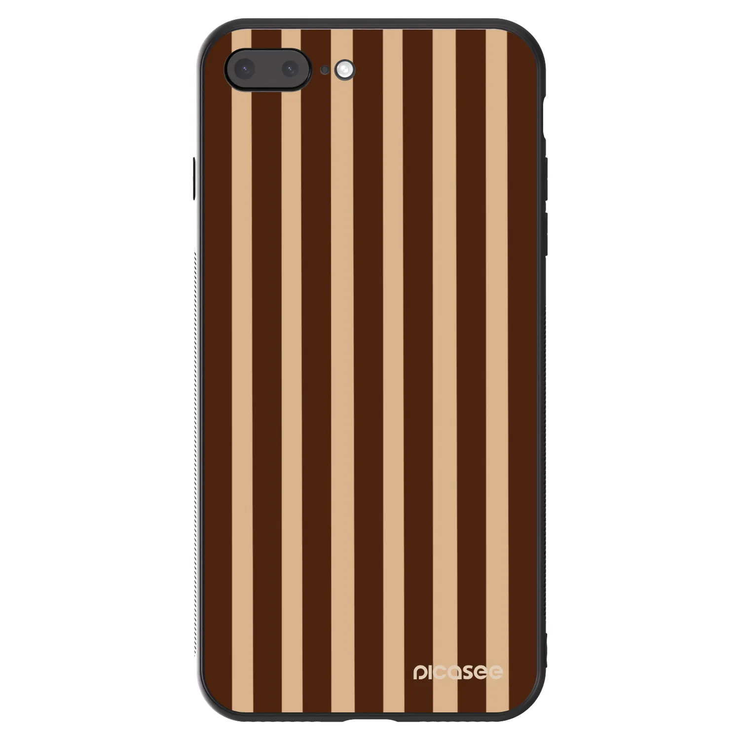 Picasee ULTIMATE CASE pro Apple iPhone 7 Plus - Brown lines
