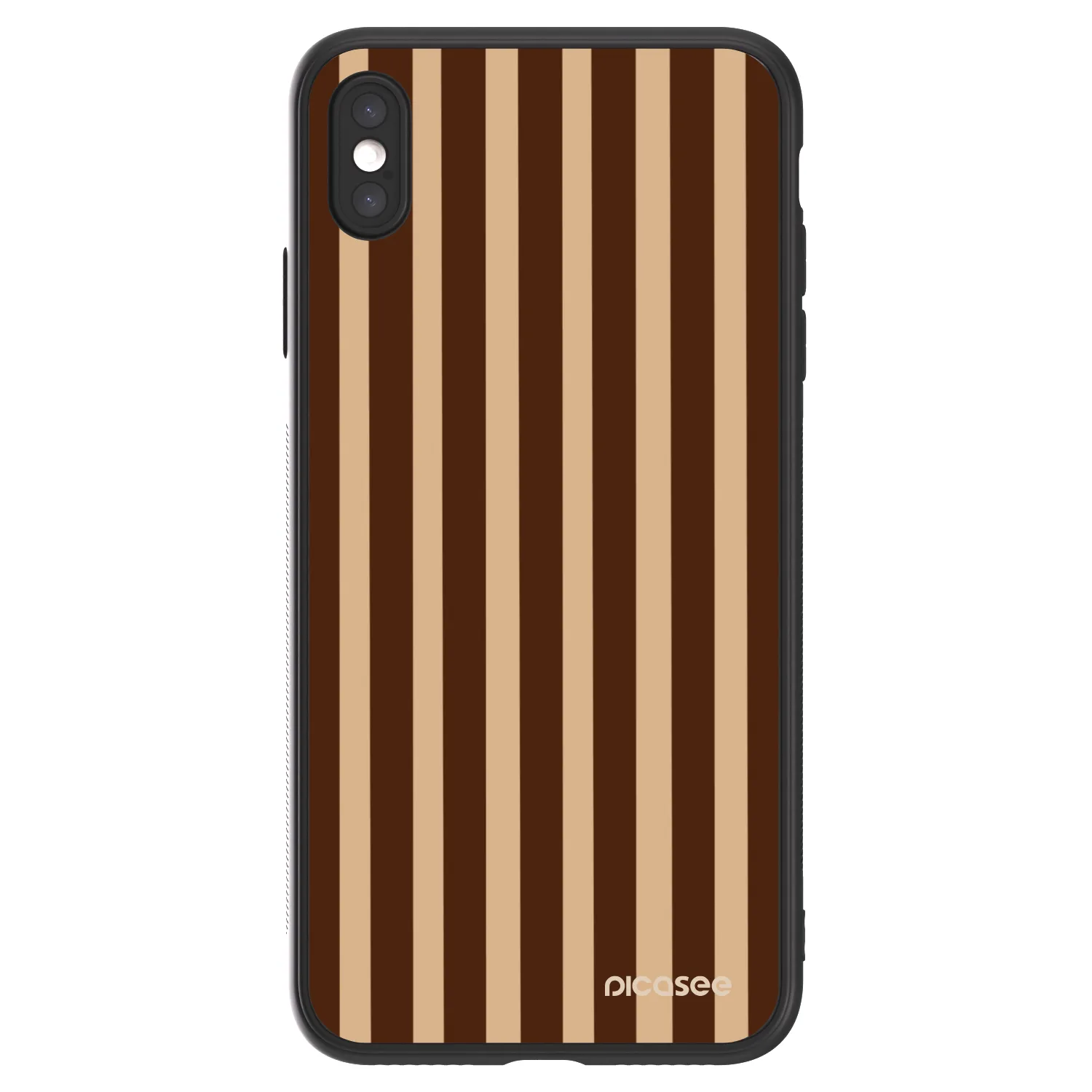 Picasee ULTIMATE CASE pro Apple iPhone XS Max - Brown lines