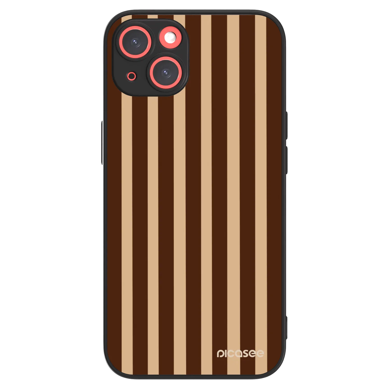 Picasee ULTIMATE CASE pro Apple iPhone 13 - Brown lines