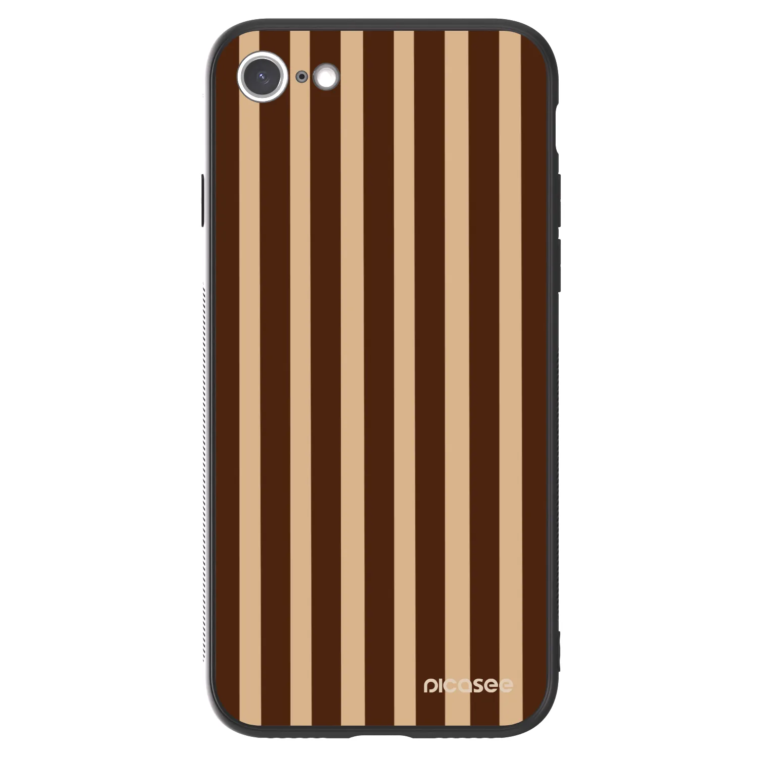 Picasee ULTIMATE CASE pro Apple iPhone SE 2020 - Brown lines