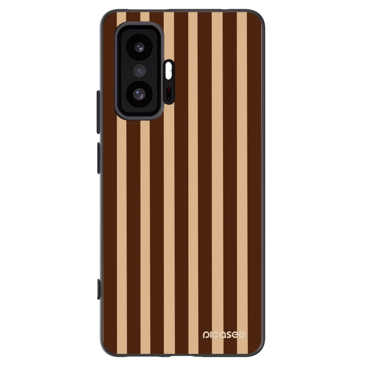 Picasee silikónový čierny obal pre Xiaomi 11T Pro - Brown lines