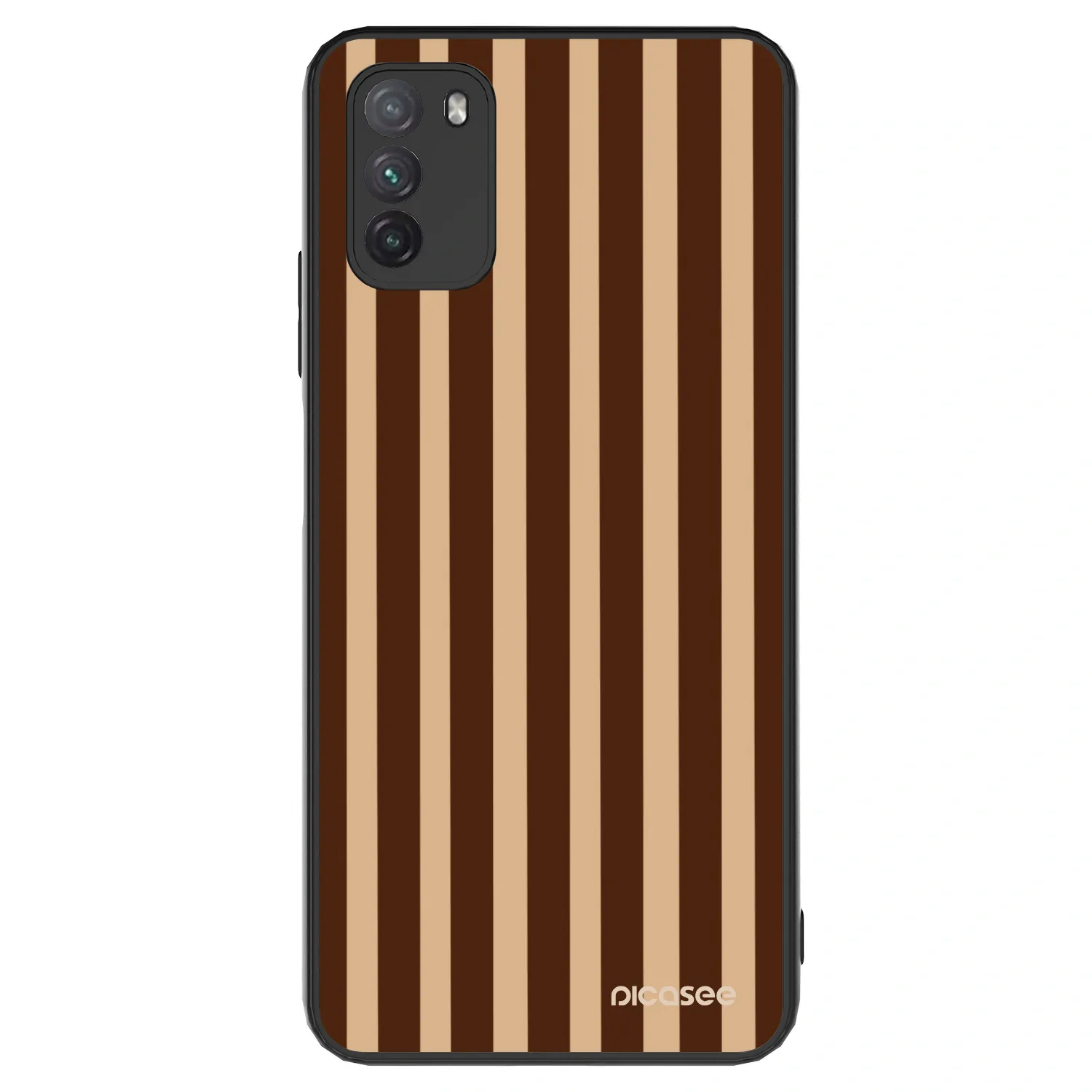 Picasee ULTIMATE CASE pro Xiaomi Poco M3 - Brown lines
