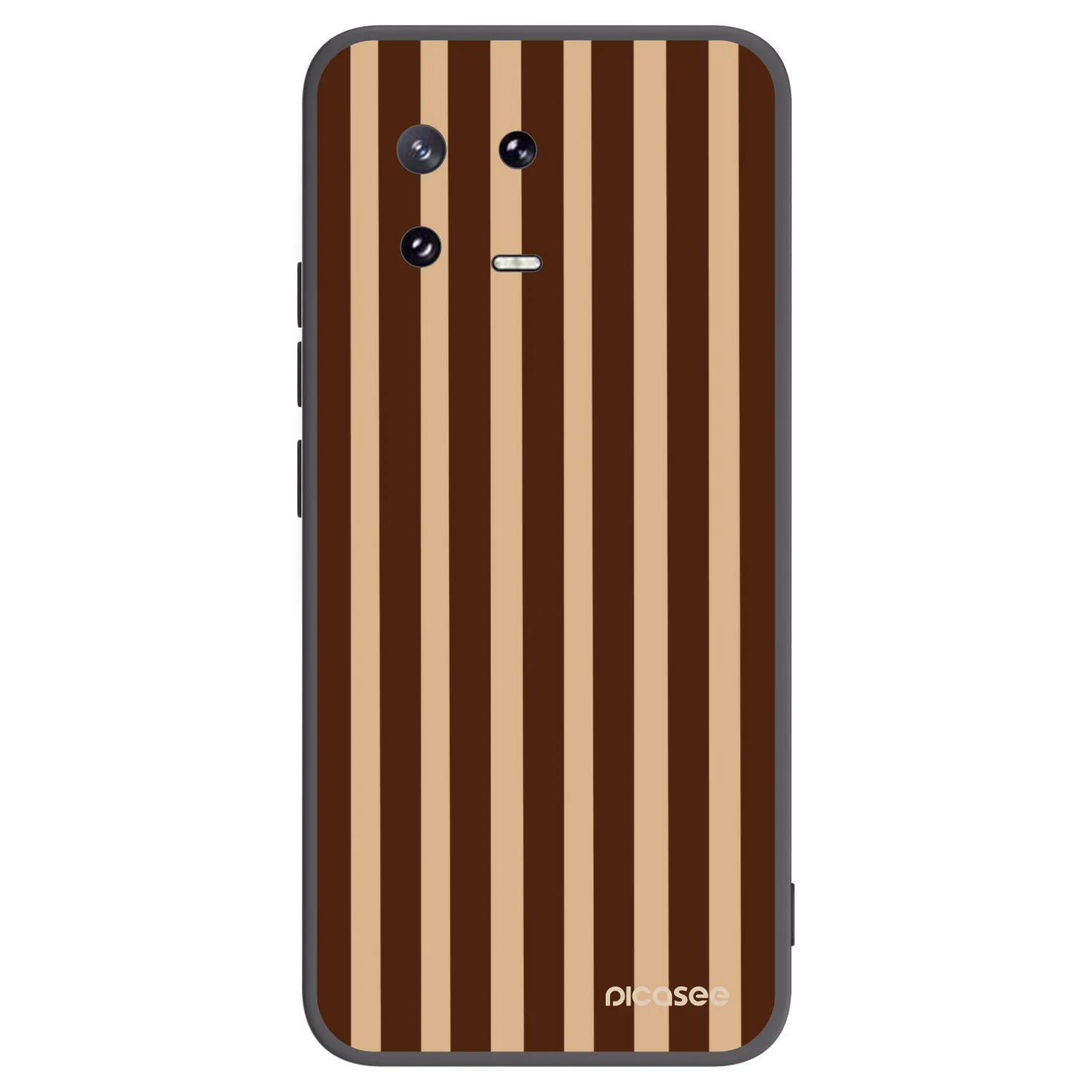 Picasee silikónový čierny obal pre Xiaomi 13 Pro - Brown lines