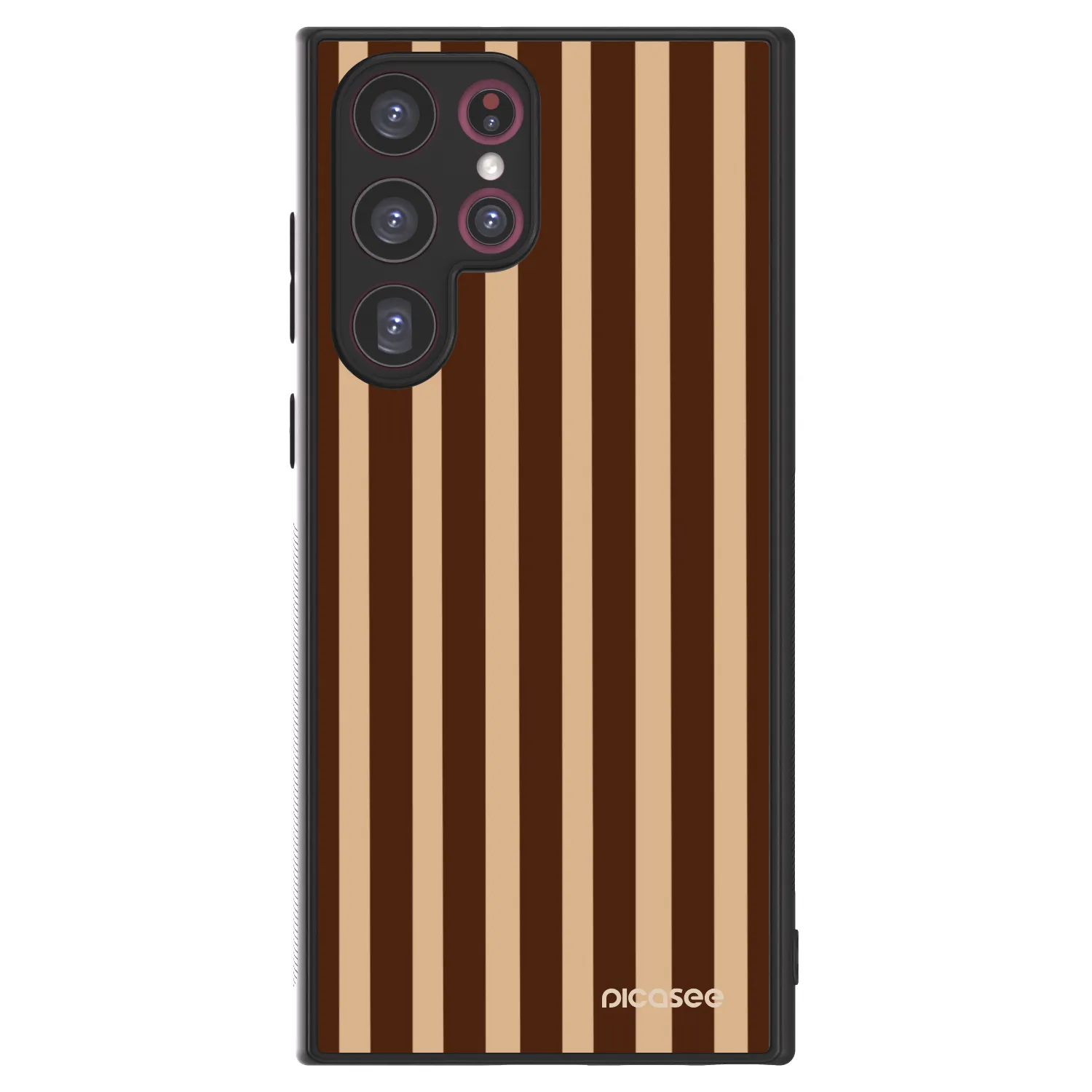 Picasee ULTIMATE CASE PowerShare pro Samsung Galaxy S22 Ultra 5G - Brown lines