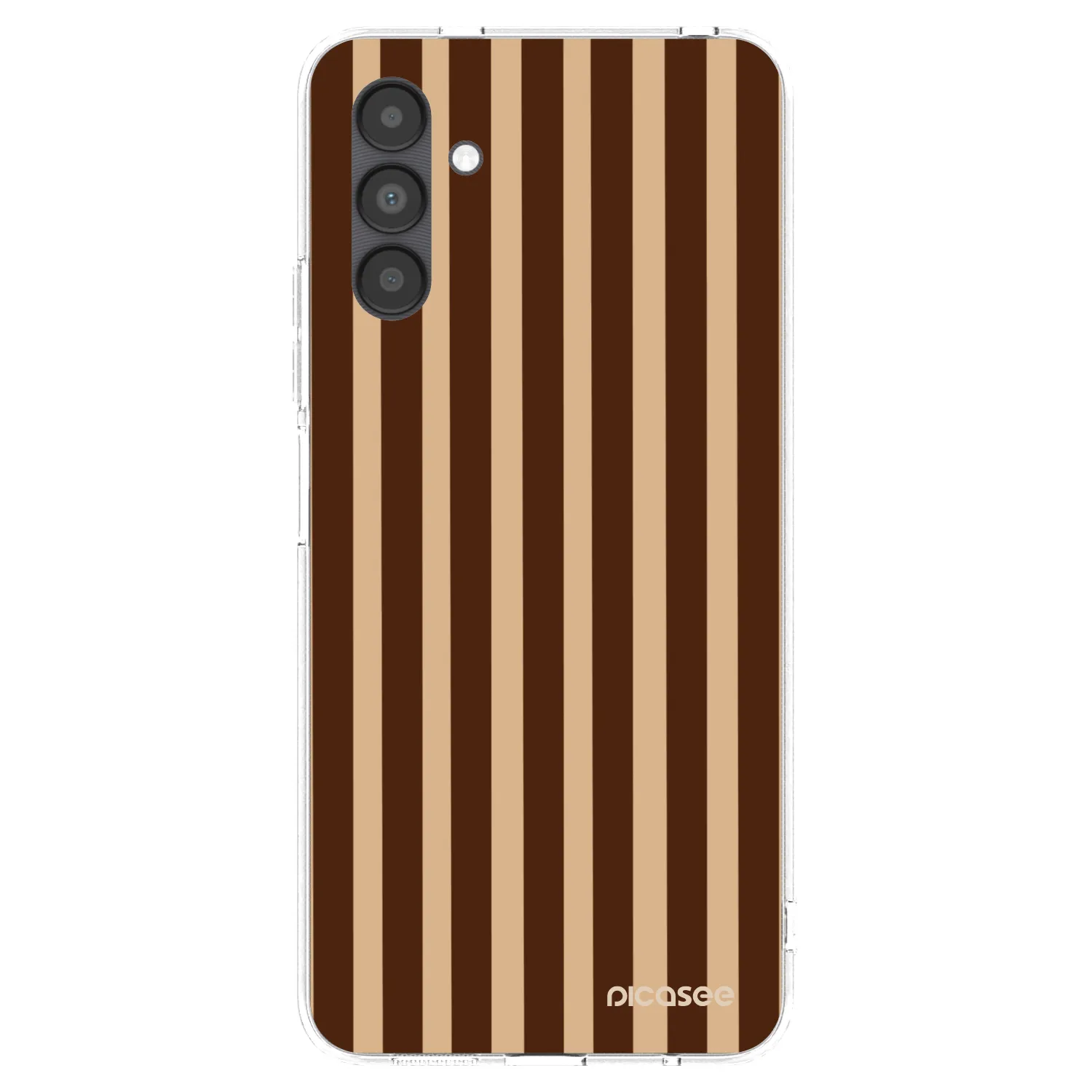 Picasee silikónový prehľadný obal pre Samsung Galaxy A04s A047F - Brown lines