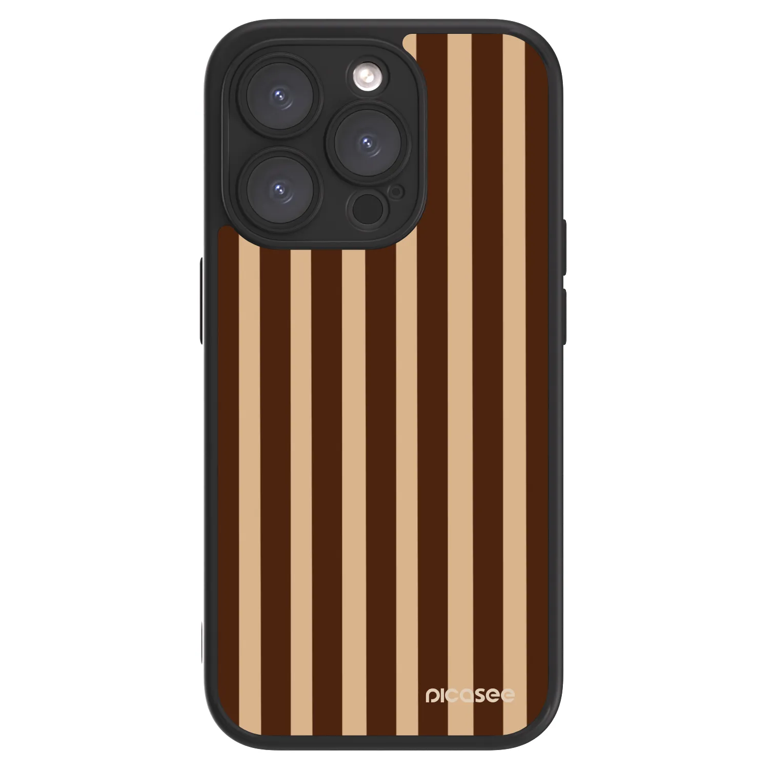 Picasee ULTIMATE CASE pro Apple iPhone 15 Pro - Brown lines