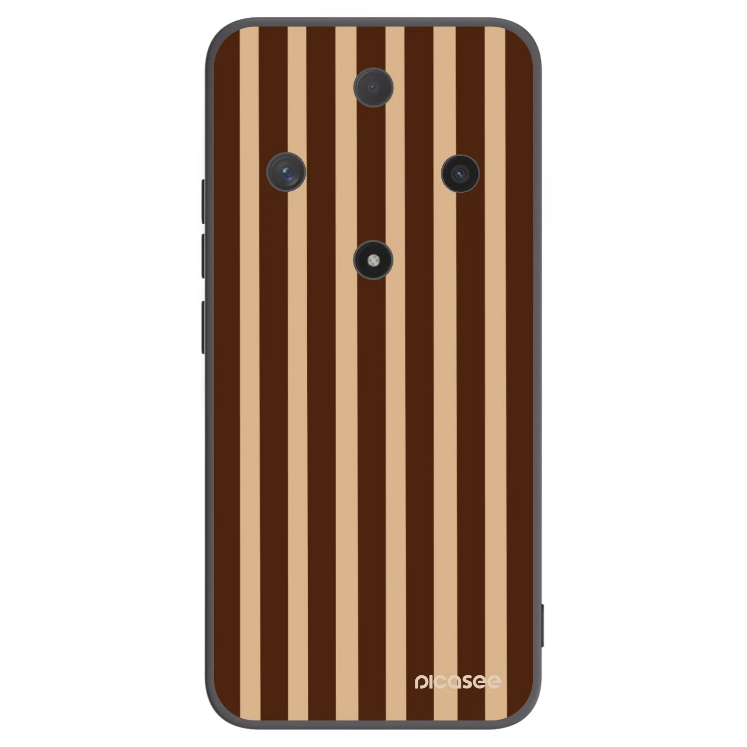 Picasee silikónový čierny obal pre Honor Magic6 Lite 5G - Brown lines