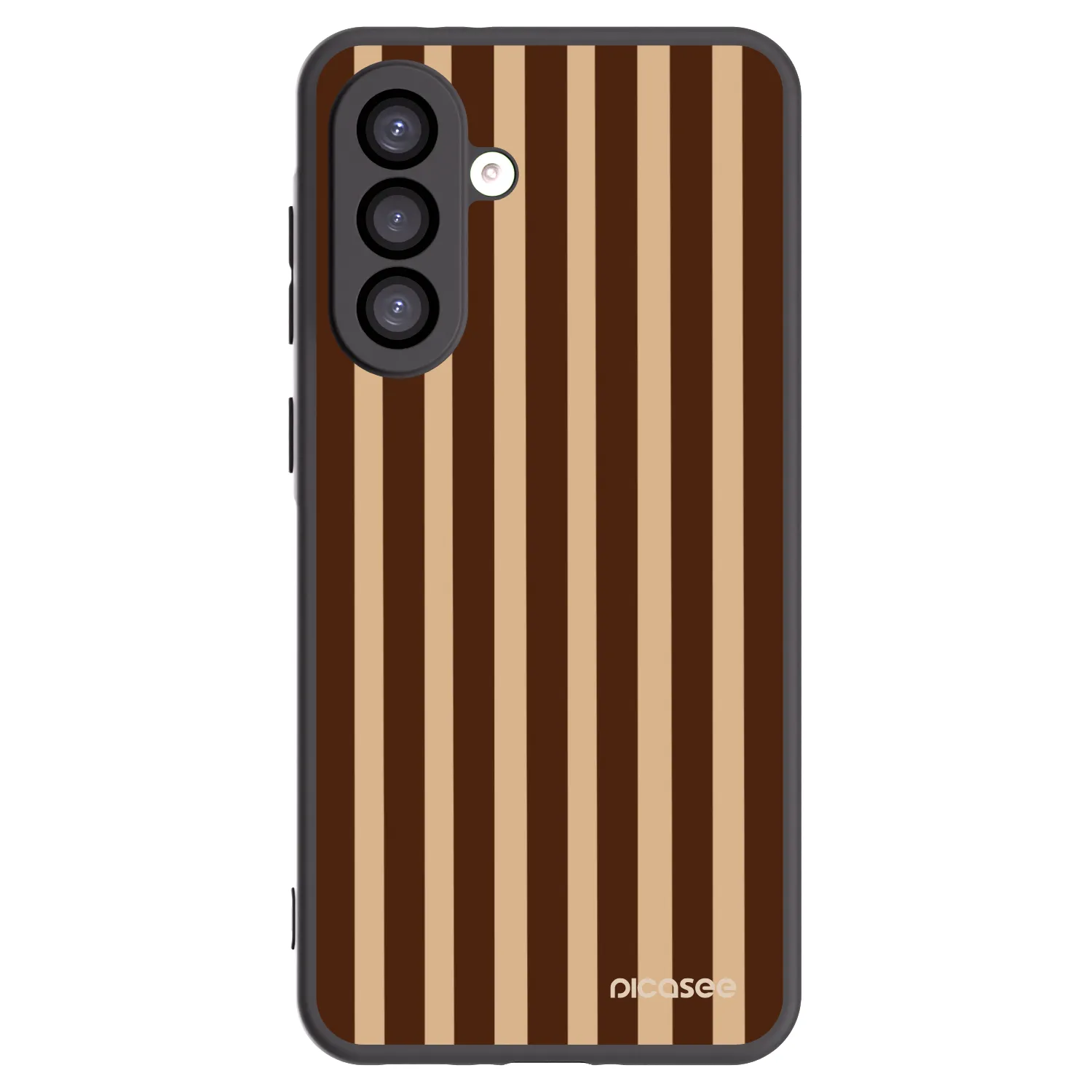 Picasee silikónový čierny obal pre Samsung Galaxy A26 5G A266B - Brown lines