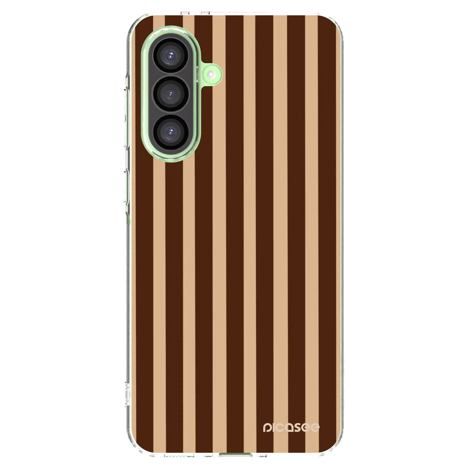 Picasee silikónový prehľadný obal pre Samsung Galaxy A26 5G A266B - Brown lines