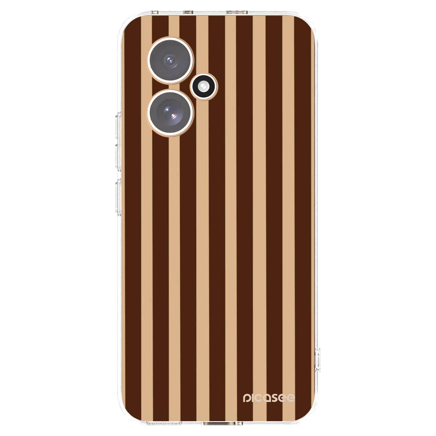 Picasee silikónový prehľadný obal pre Honor 400 5G - Brown lines